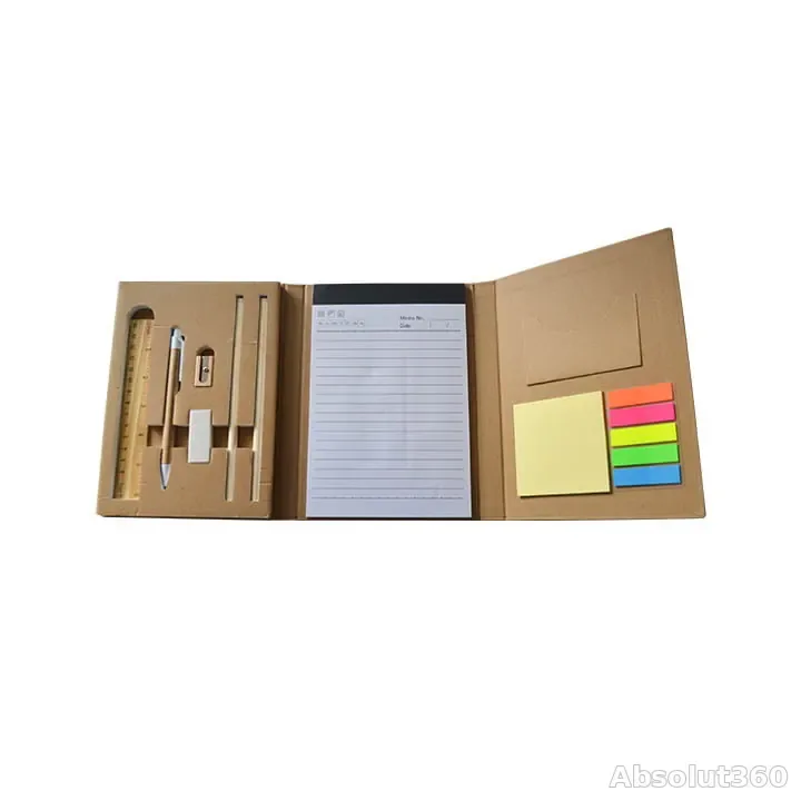 Libreta con post it
