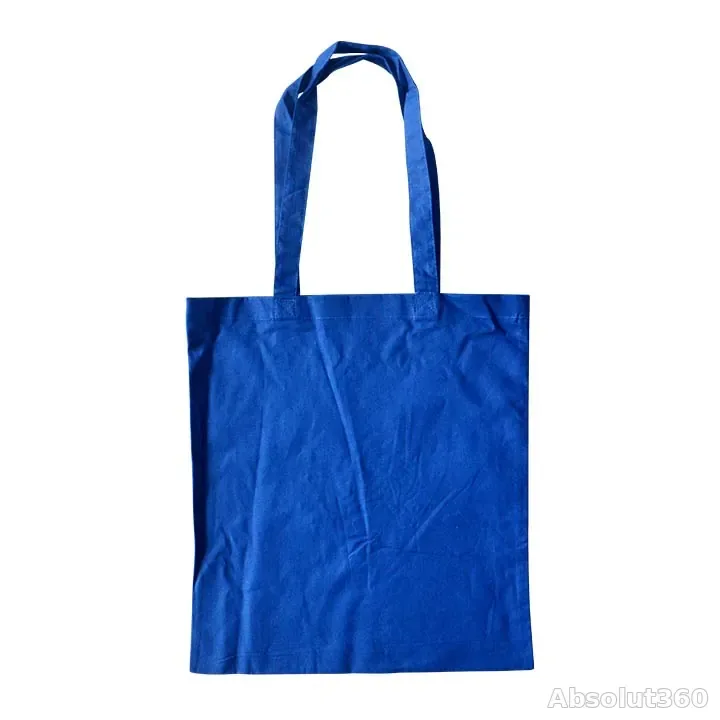 Bolsa de algodon con asa y fuelle