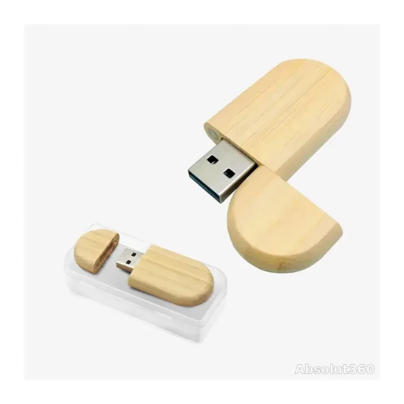 USB ecológico de bambú personalizado con envío a todo Perú