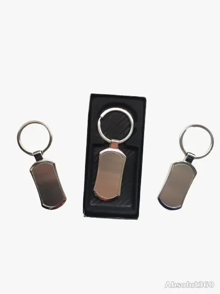Llavero Metalico Rectangular con caja
