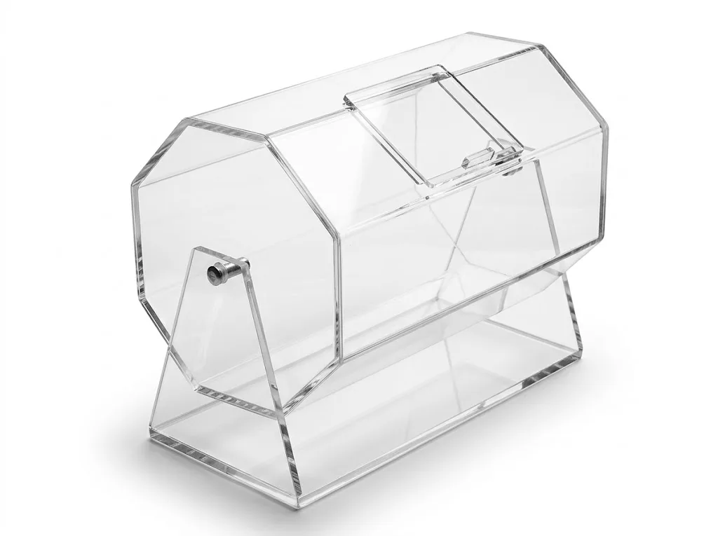 Ánfora Acrílica Hexagonal para Mesa