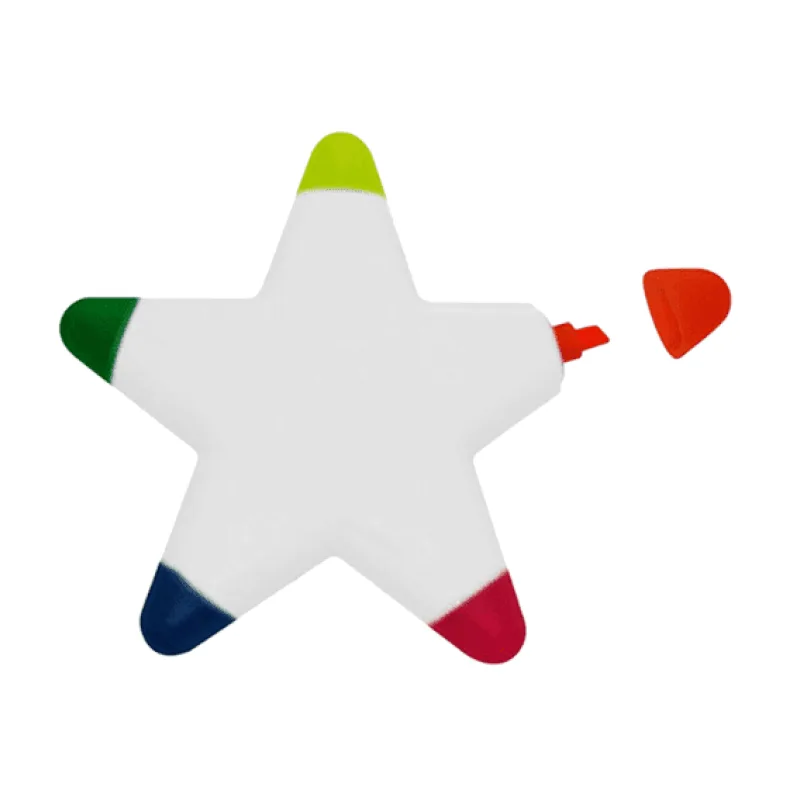 Resaltador en Forma de Estrella Personalizado x100 | Resaltador Publicitario Creativo