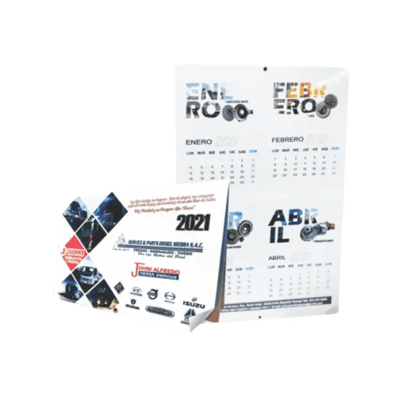 Calendarios Publicitarios M9 Personalizados x100 | Calendarios Corporativos Premium