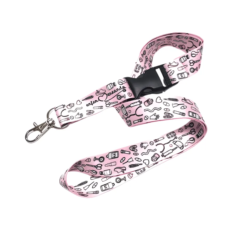 Lanyards Publicitarios Modelo 6 Personalizados x100 | Cintas Porta Credencial Corporativas