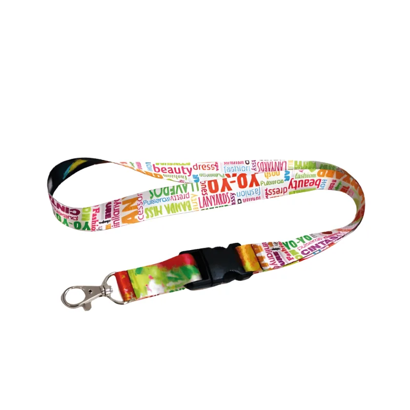 Lanyards Publicitarios Modelo 7 Personalizados x100 | Cintas Porta Credencial Corporativas
