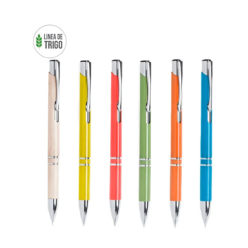 Lapiceros de Fibra de Trigo Modelo 2 Personalizados x100 | Lapiceros Ecológicos Publicitarios