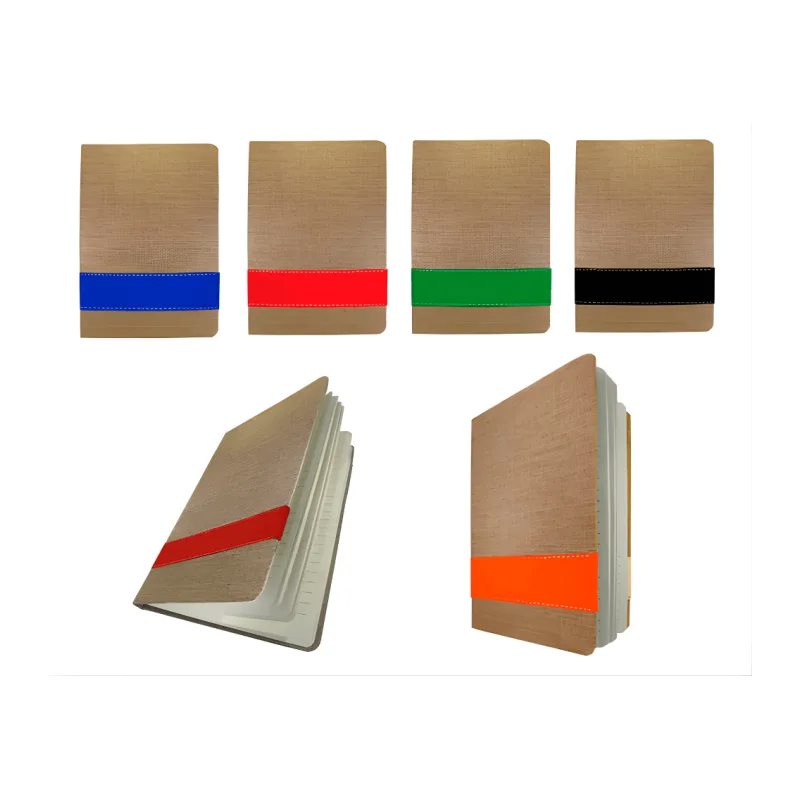 Libretas Cubierta de Lino y Poliuretano Modelo 1 Personalizadas x100 | Libretas Corporativas Premium