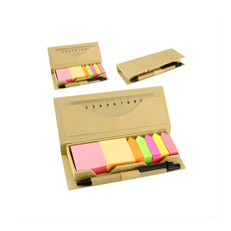 Libreta Memo Set Ecológico Modelo 1 Personalizada x100 | Memo Set Corporativo Publicitario