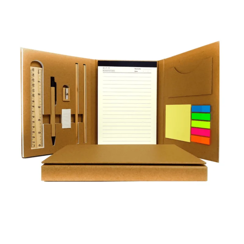 Libreta Memo Set Ecológico Modelo 4 Personalizada x100 | Memo Set Corporativo Publicitario