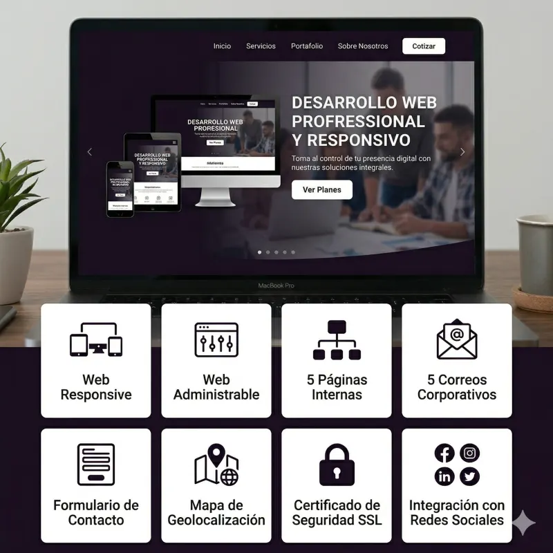Diseño de Página Web Plan Básico – Tu Presencia Profesional en Internet