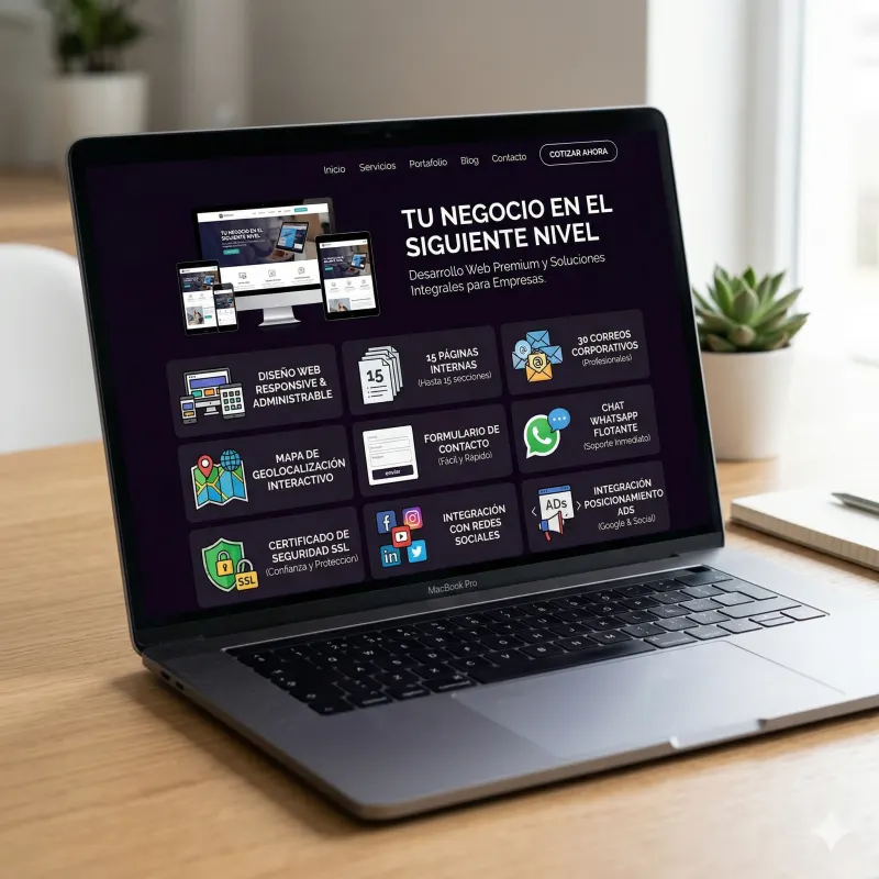 Página Web Plan Advance Profesional | Diseño Web Corporativo