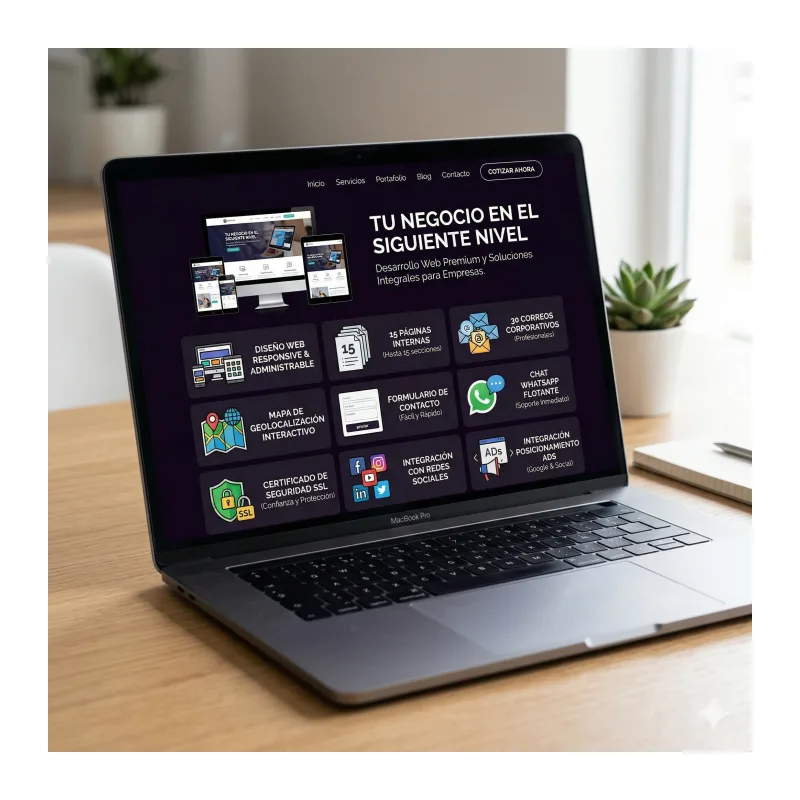 Página Web Plan Advance Profesional | Diseño Web Corporativo