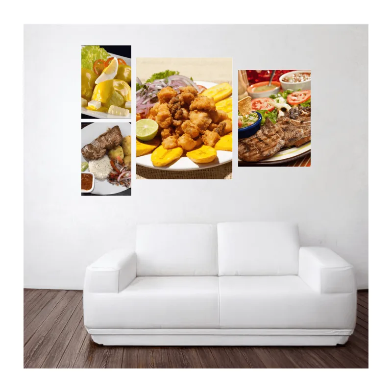 Cuadros Decorativos de 4 Piezas Personalizados – Arte Moderno en Alta Resolución