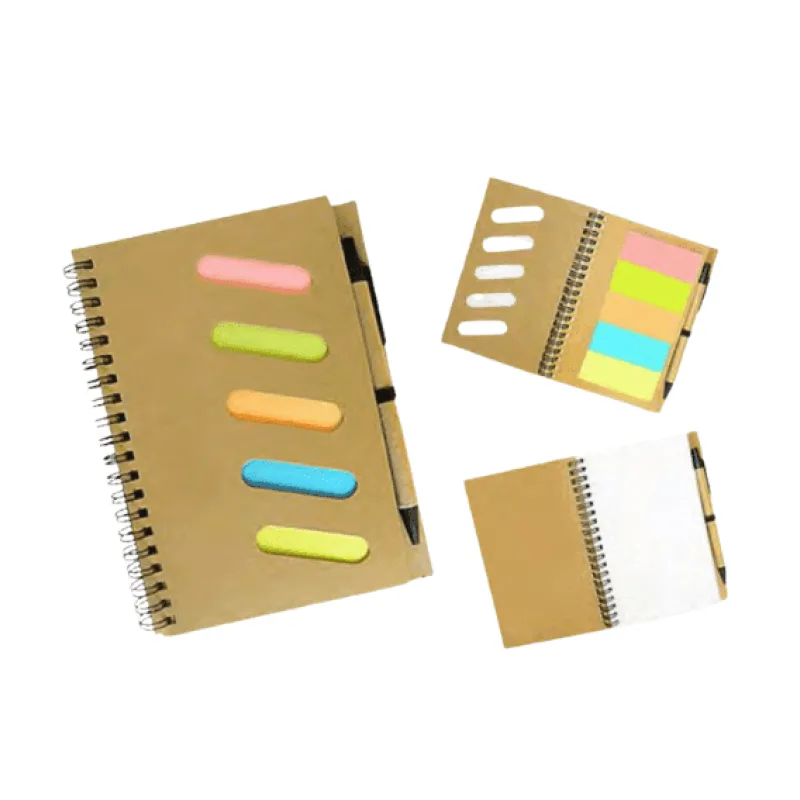 Libreta Memo Set Ecológico Modelo 6 Personalizada x100 | Memo Set Corporativo Publicitario