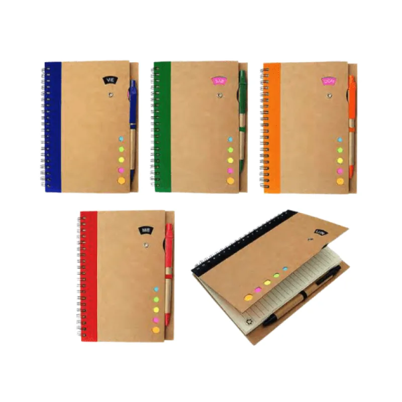 Libreta Memo Set Ecológico Modelo 7 Personalizada x100 | Memo Set Corporativo Publicitario