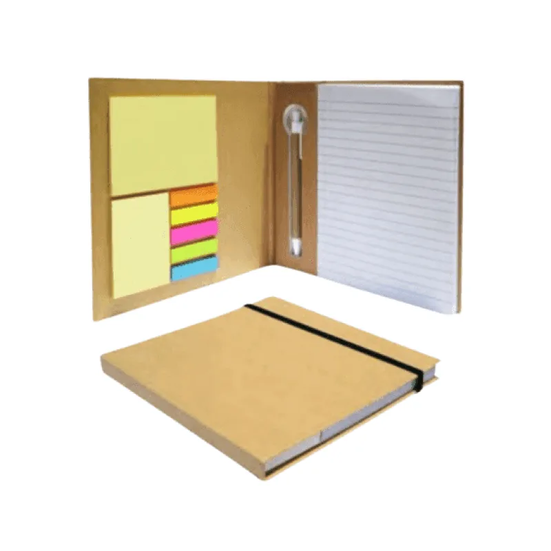 Libreta Memo Set Ecológico Modelo 5 Personalizada x100 | Memo Set Corporativo Publicitario