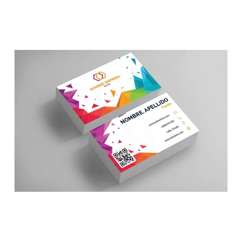 Impresión de 1000 Tarjetas de Presentación | Diseño Gratis | Papel Couché Premium en Lima