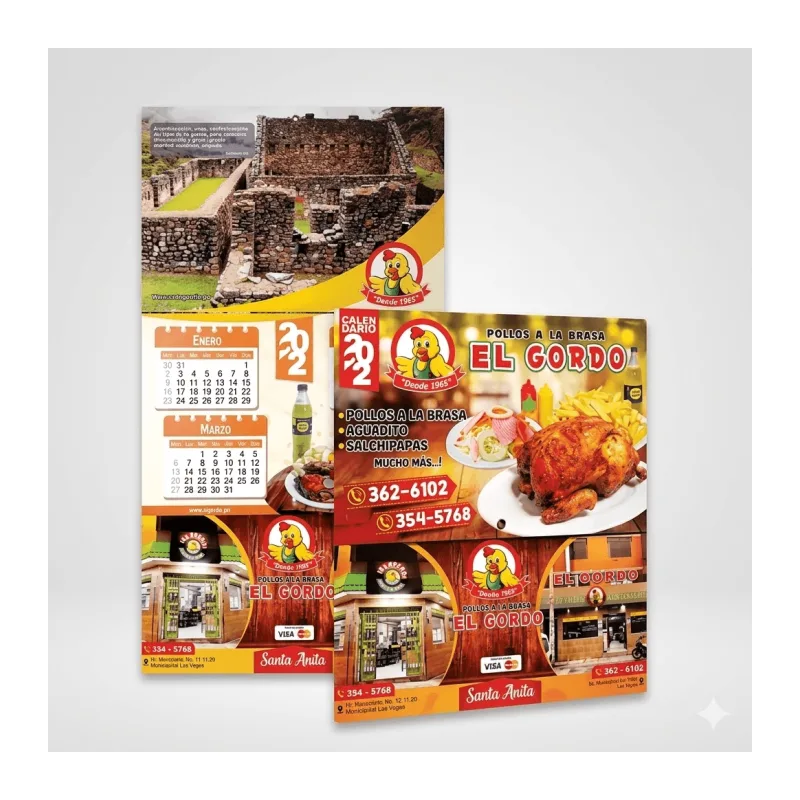 Calendarios de Escritorio Personalizados 2026 (100 und) – Merchandising Corporativo Premium - M4