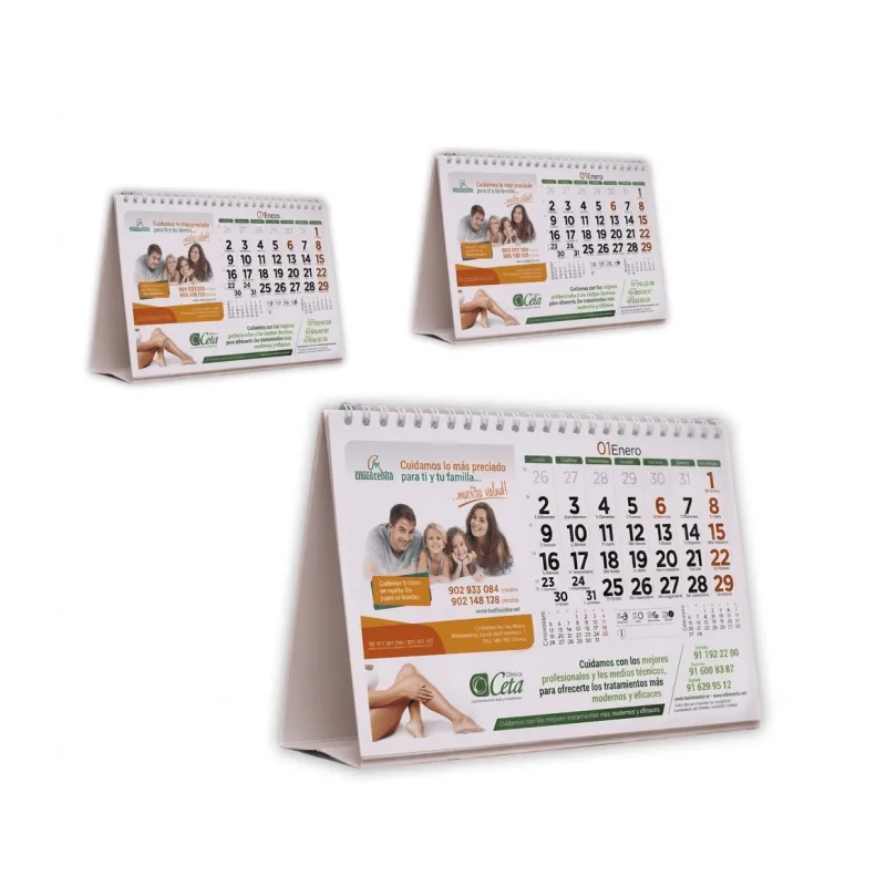 Calendarios Publicitarios M4 Personalizados x100 | Calendarios Corporativos Premium