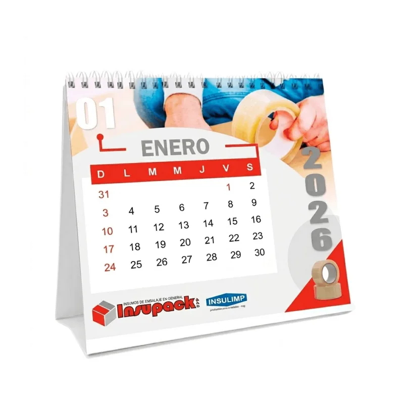 Calendarios Publicitarios Modelo 6 Personalizados x100 | Calendarios Corporativos Empresariales