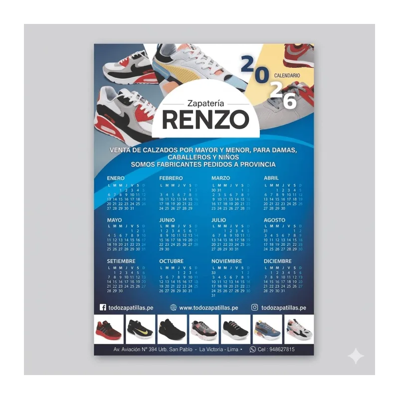 Calendarios Publicitarios M7 Personalizados x100 | Calendarios Corporativos Premium