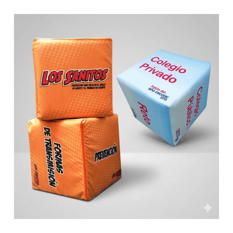Dados Publicitarios de Tecnopor Personalizados | Activaciones BTL y Eventos Corporativos