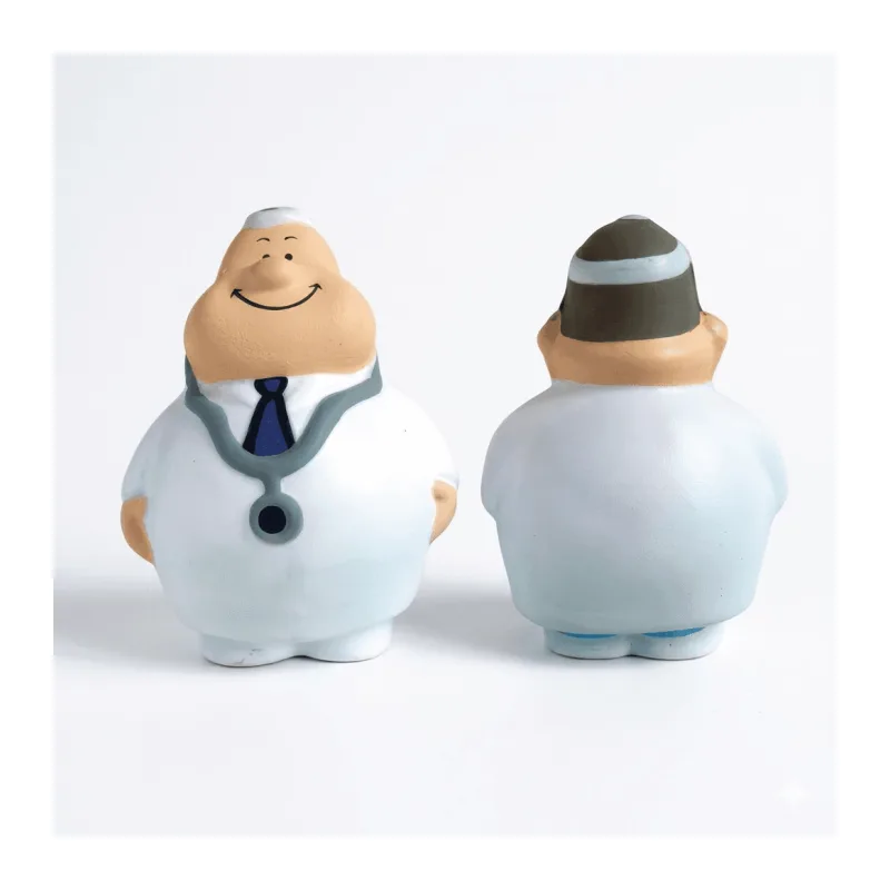 Muñequito Antiestrés de Doctor Personalizado x100 | Antiestrés Publicitario Corporativo